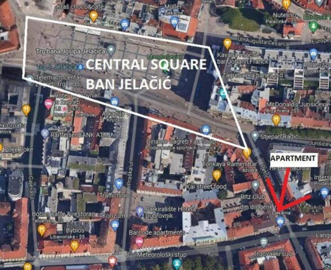 Zagreb Bunker At Main Square Lejlighed Eksteriør billede
